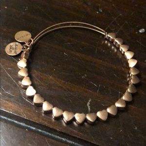 Gold heart Alex and Ani Bracelet